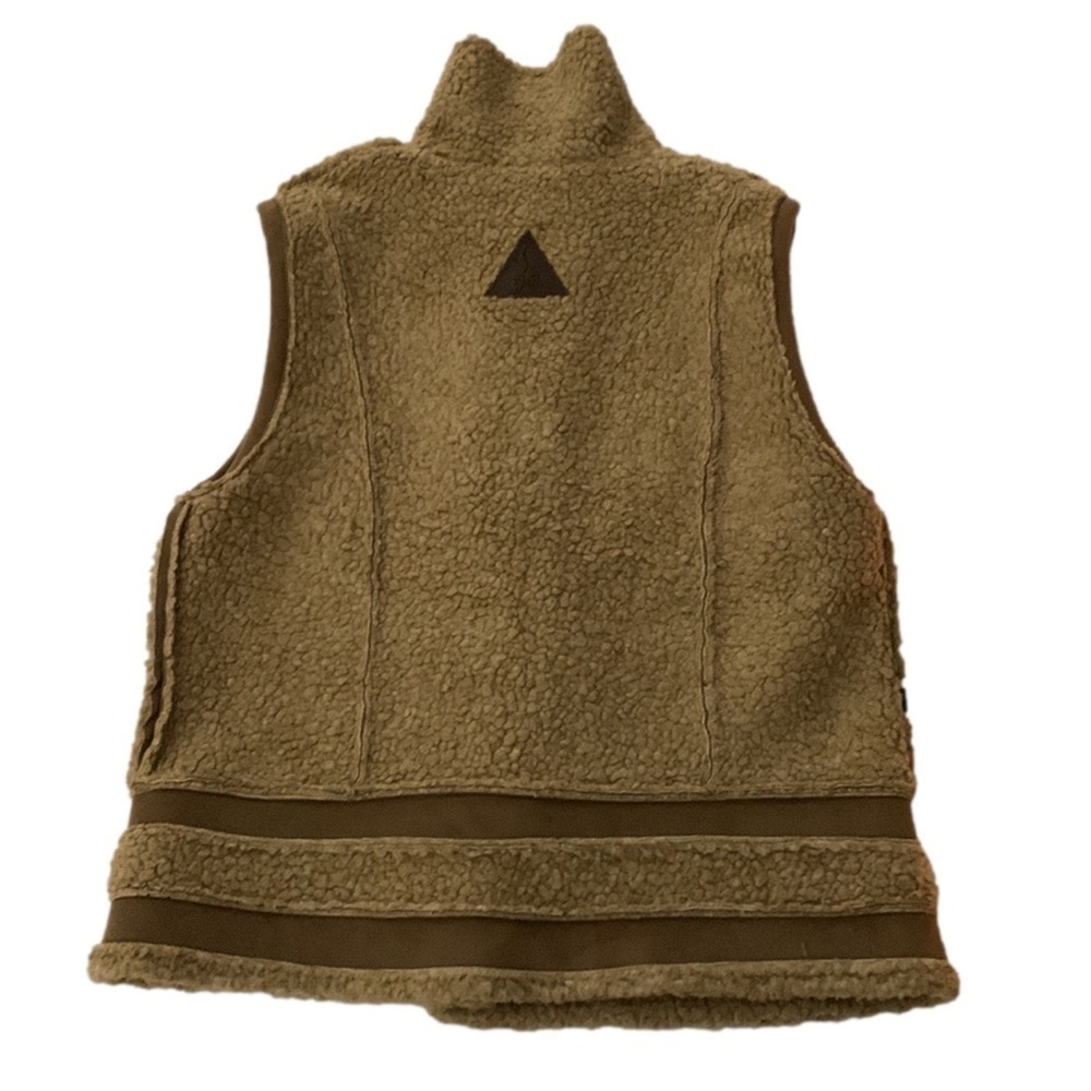 Fjall Berber Vest, Size M, Camel & Beige - Picture 4 of 7